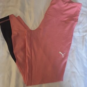 Puma DryCELL Training Leggings Women’s Small Coral Pink
